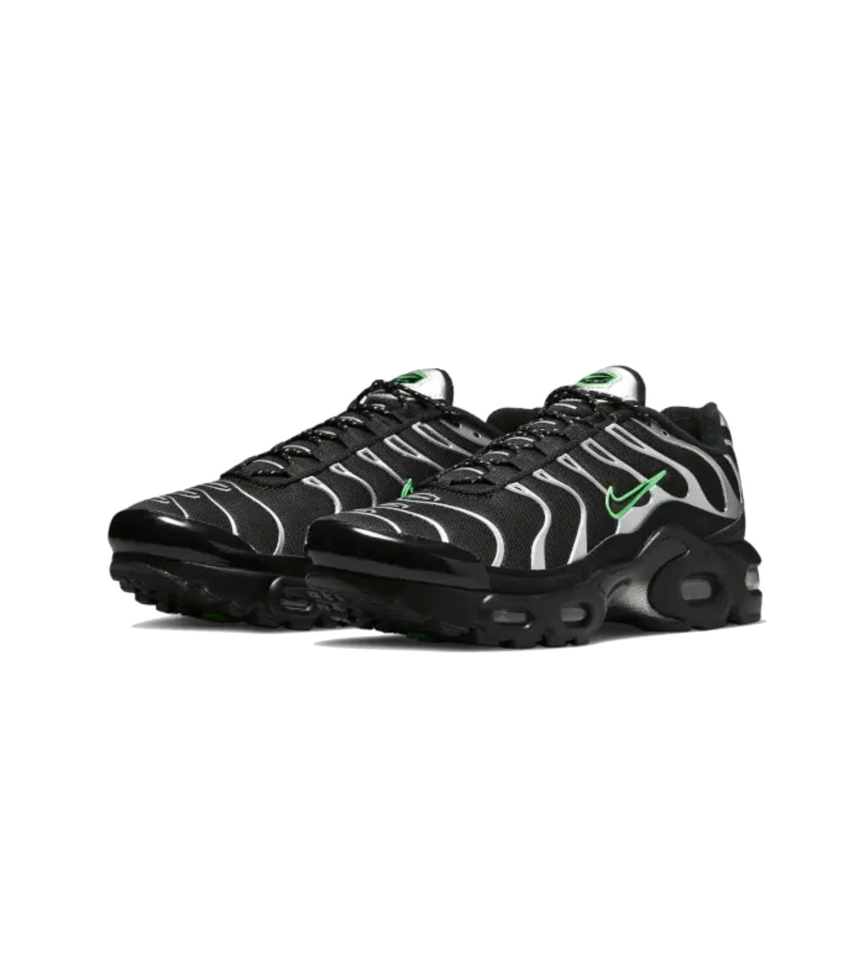 Nike Air Max Tuned Black Silver Green Strike