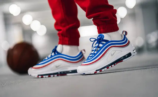 Nike Air Max 97 Game Royal Metallic Silver University Red