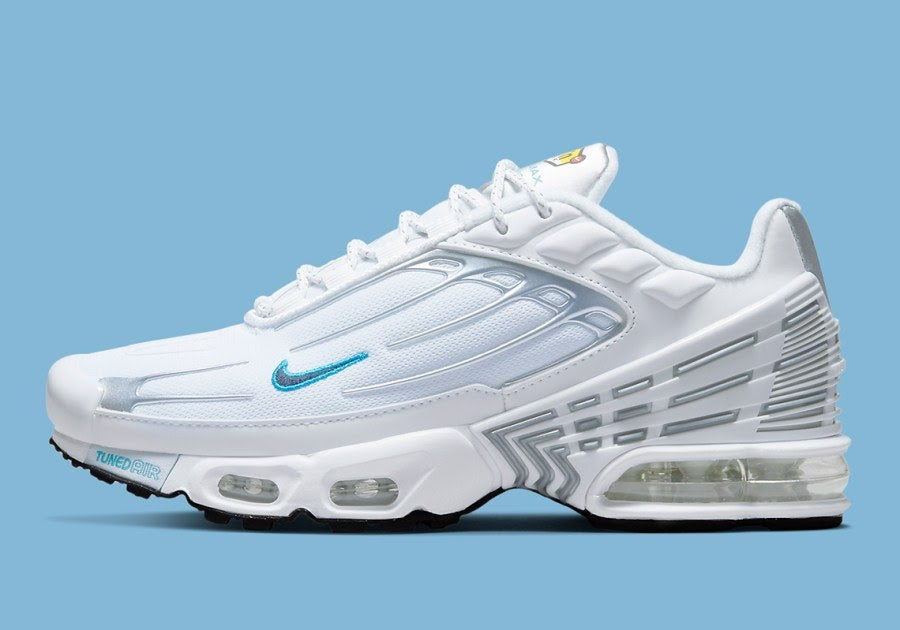 Nike Air Max Plus III White Silver Blue
